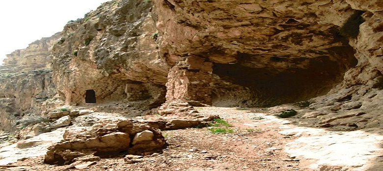 Belle grotte en Iran